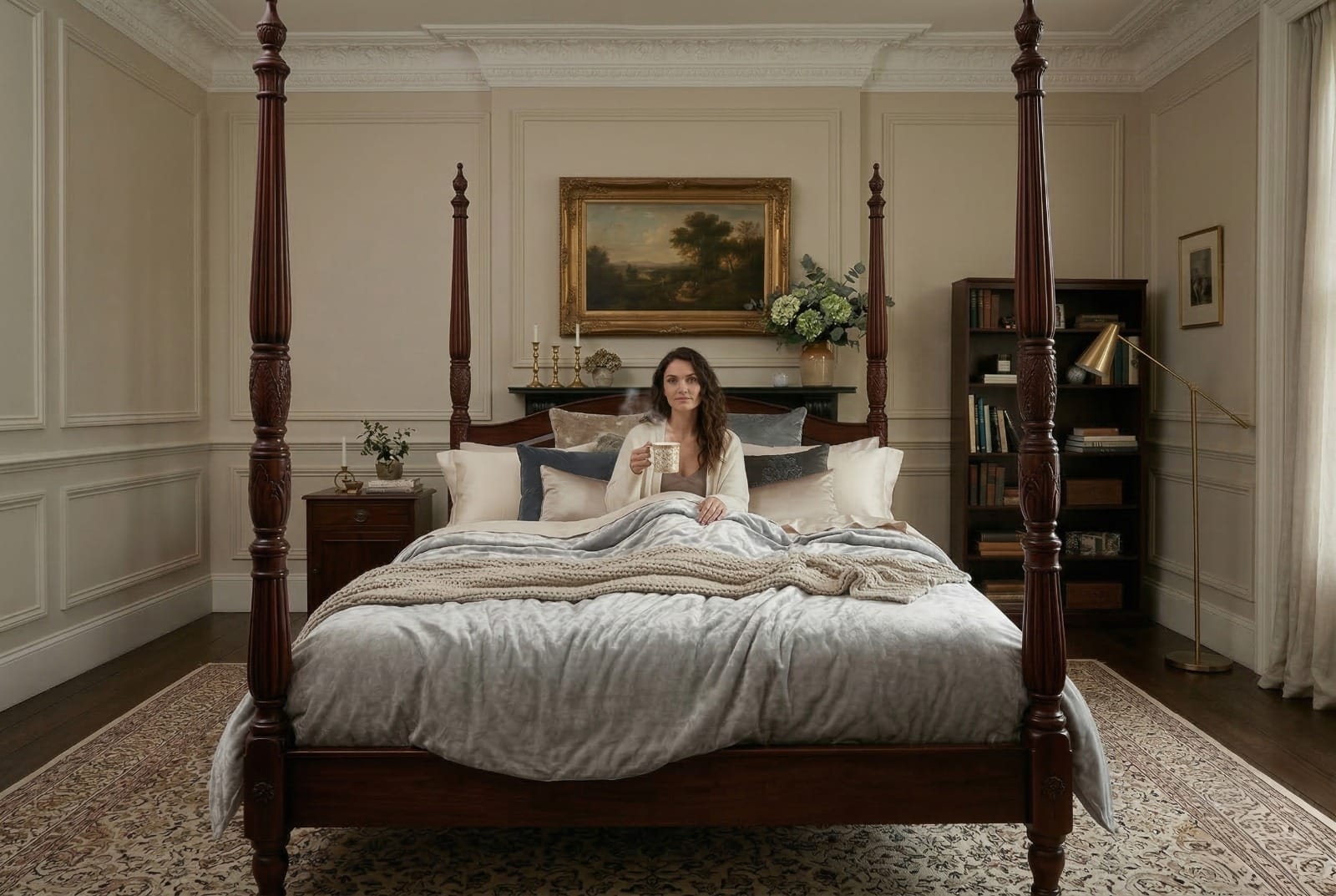 Luxury Blue Trove bedding