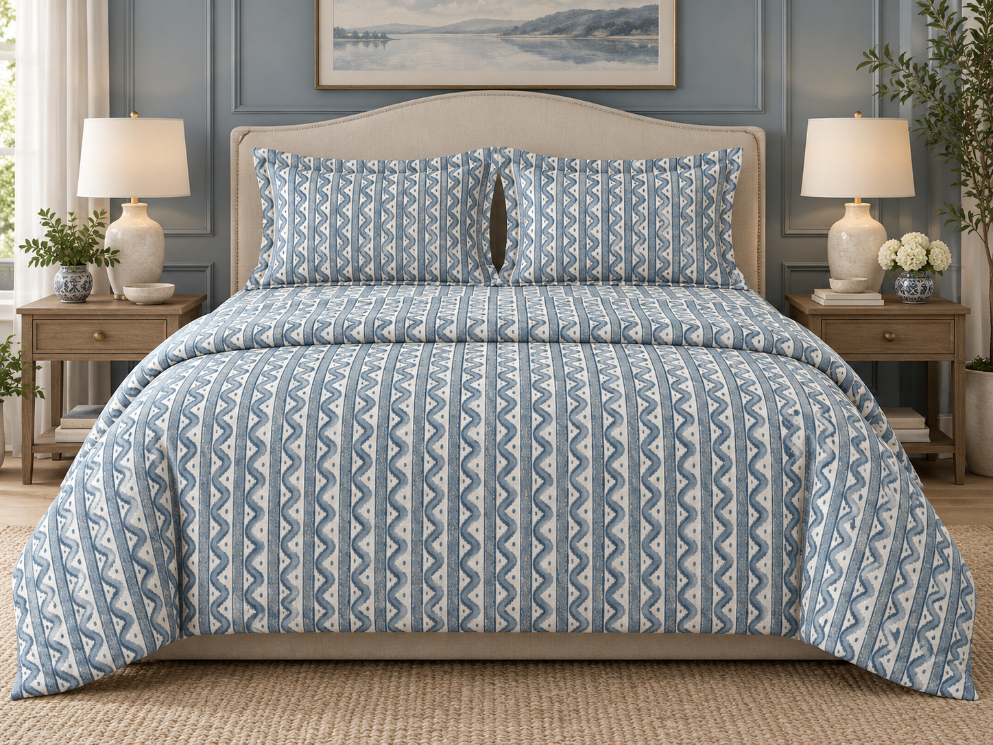 Rhys Ikat Stripe